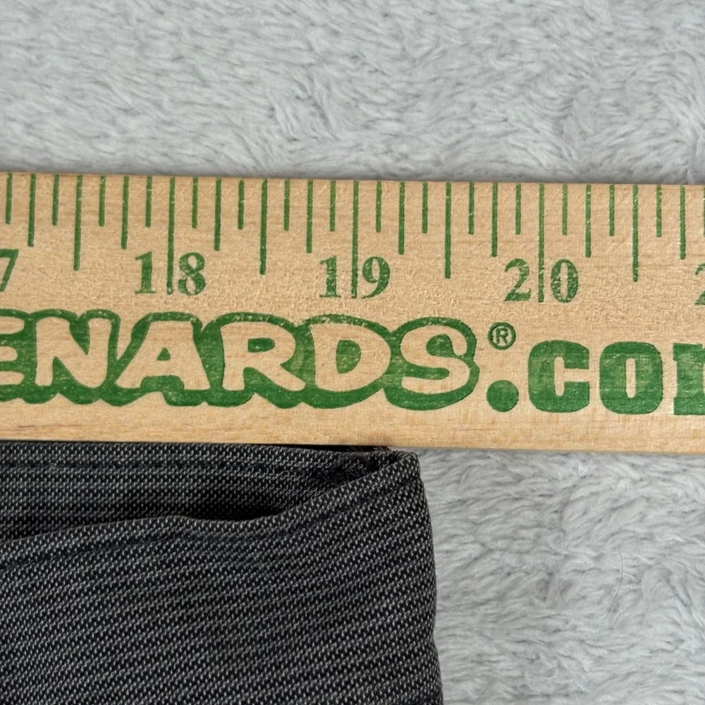 Banana Republic Straight Fit Mens Pants 38x32 Gray Cotton Micro Stripe